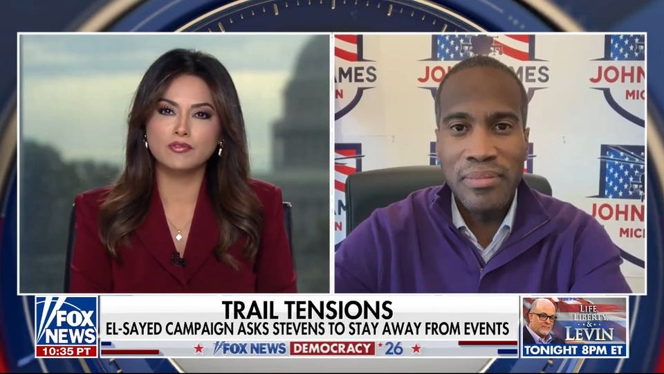 John James breaks down the poll numbers in Michigan governor race