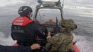 Dramatic moment Coast Guard captures drug smugglers in eastern Pacific Ocearn