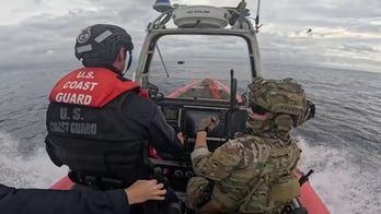 Dramatic moment Coast Guard captures drug smugglers in eastern Pacific Ocearn