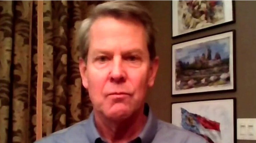 Gov Kemp: 'Outrageous' what the left is saying about Georgia election law, 'hypocrisy rampant'