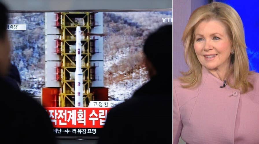 Rep. Marsha Blackburn reacts to North Korea rocket launch