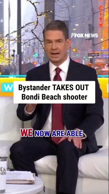 Bystander TAKES OUT suspected shooter in Australia