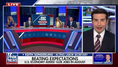 August jobs report ‘tripled’ expectations, labor chief says