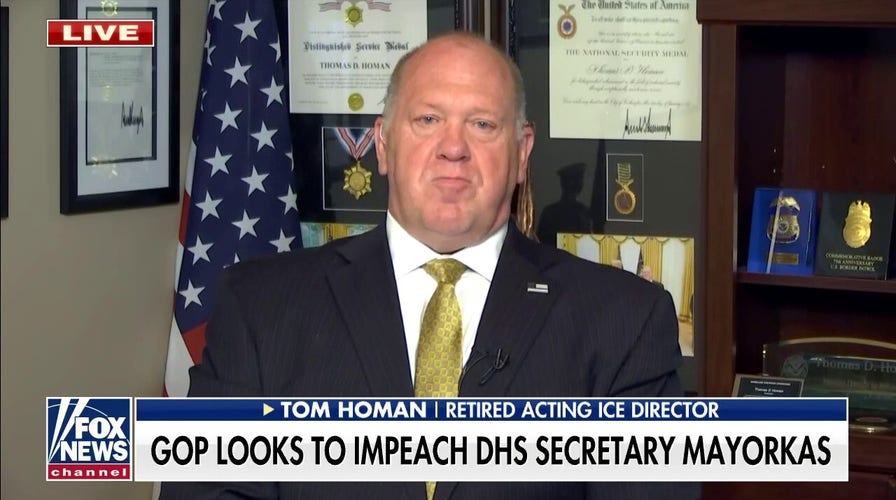 Tom Homan on GOP plans to impeach DHS Secretary Mayorkas