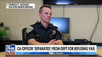 California police officer 'separated' from department for refusing vaccine