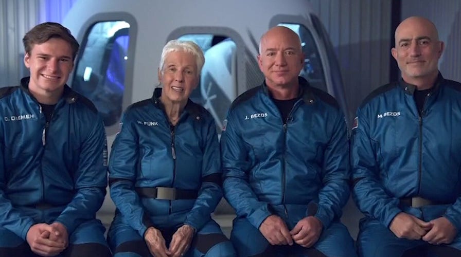 Jeff Bezos and Blue Origin crew prepare for historic spaceflight