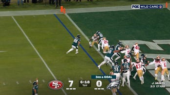 Dallas Goedert rushes for touchdown, cutting Eagles' deficit vs. 49ers | NFL Highlights