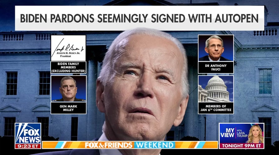 Kayleigh McEnany raises caller   questions astir  Biden’s alleged autopen pardons