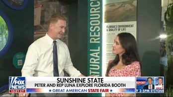 Anna Paulina Luna tours Florida booth at Great American State Fair