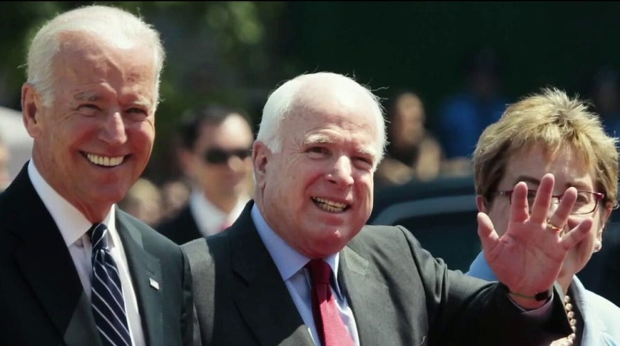 DNC video highlights John McCain's unlikely friendship with Joe Biden