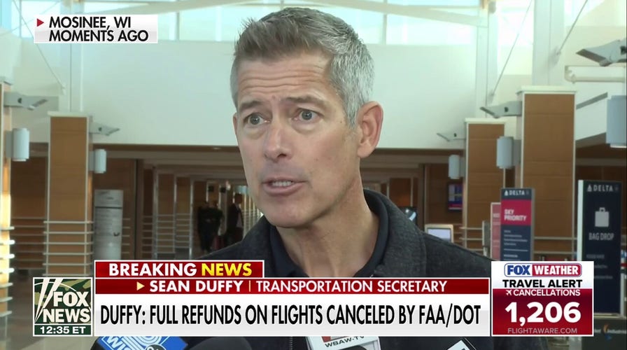 Duffy assures passengers they volition  get   afloat  refunds connected  flights canceled by FAA, DOT