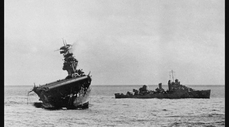 Video footage captures first detailed look at the U.S.S. Yorktown and two Japanese aircraft carriers sunk during the Battle of Midway