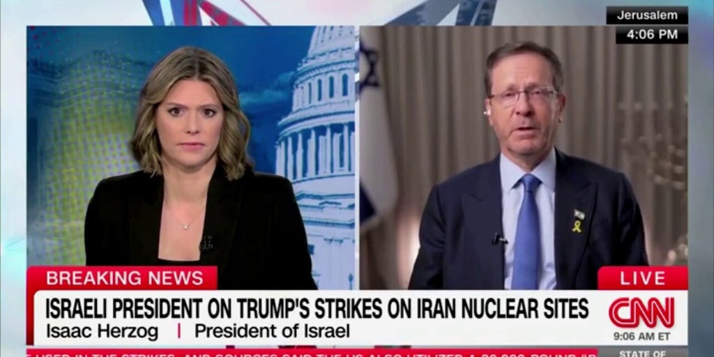 Israeli President Herzog thanks Trump for 'bold decision' to strike Iran