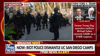 Police descend on UC San Diego anti-Israel encampment