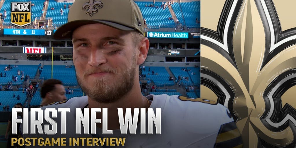 Tyler Shough on Saints' upset win over Panthers: 'We played complementary football'
