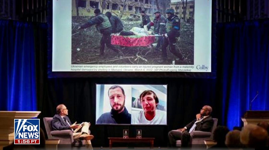 2 Ukrainian journalists honored for Russia-Ukraine war coverage