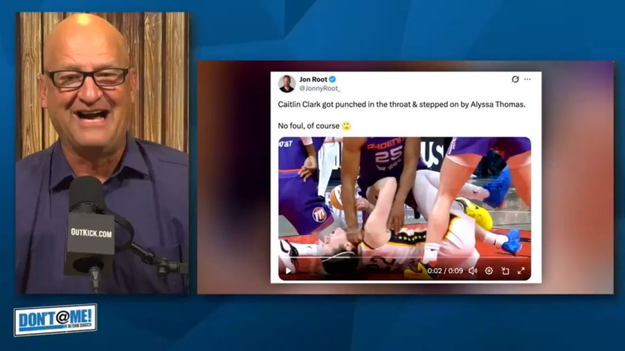 Caitlin Clark getting punched will be a poster | Don't @ Me w/Dan Dakich