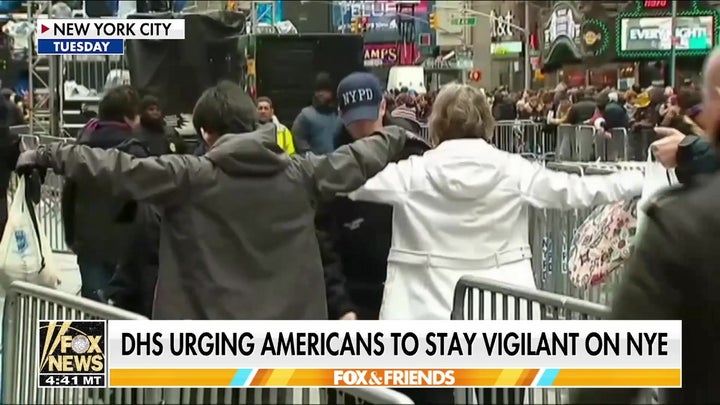 Americans urged to remain vigilant amid NYE celebrations