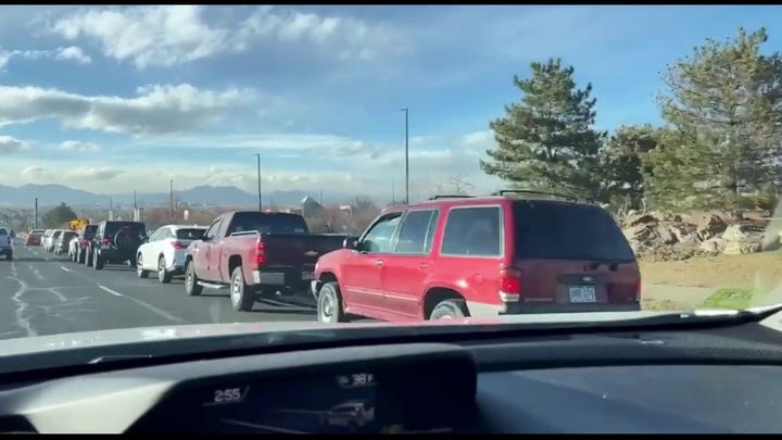 Colorado residents wait in massive line for COVID-19 tests, video shows