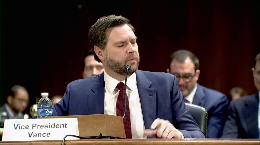 JD Vance offers words of support for Pentagon nominee Elbridge Colby on Capitol Hill