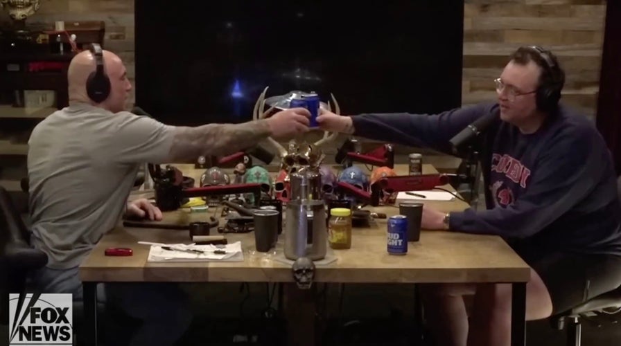 Joe Rogan drinks Bud Light with guest while discussing controversy