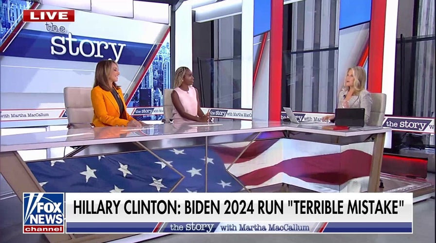 Hillary Clinton's 'terrible mistake' claim about Biden's 2024 run sparks debate