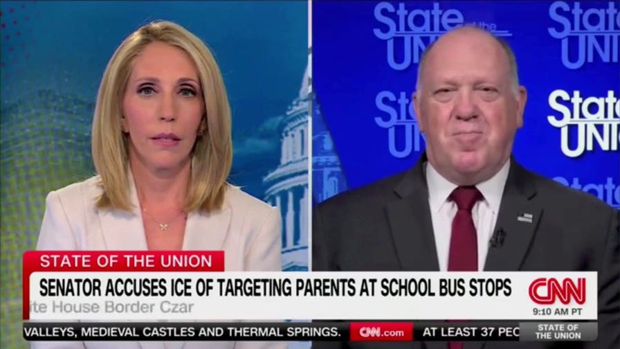 Tom Homan rejects Sen Chris Murphy’s claim ICE tried to ‘terrorize’ children