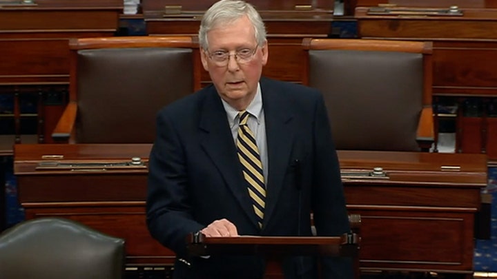 McConnell blasts Democrats over coronavirus aid package