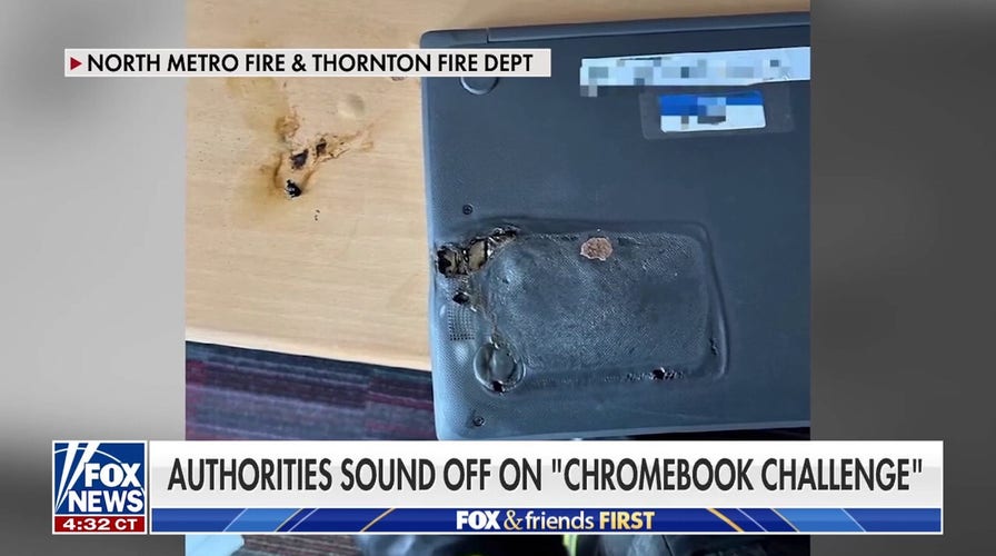 Viral 'Chromebook challenge' leads to school fires, evacuations nationwide