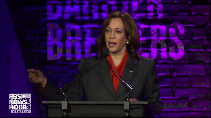Vice President Kamala Harris gives speech defending the 'rights' of women to abort