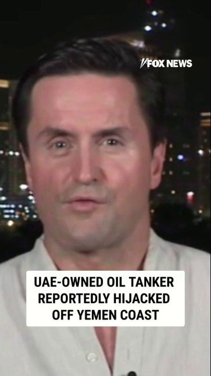 UAE-owned oil tanker reportedly HIJACKED off Yemen coast