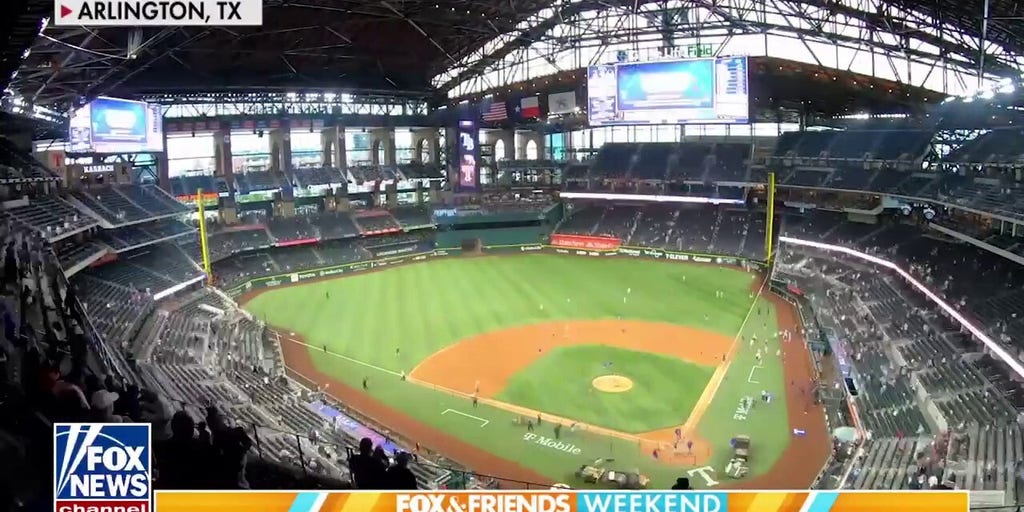 An inside look into how a baseball field gets transformed for the American Rodeo