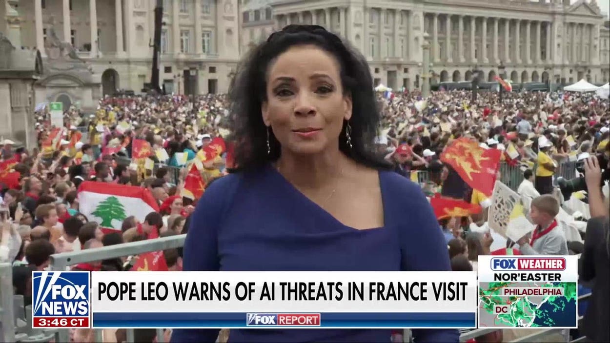 Lauren Green reports on Pope Leo's rockstar welcome in France