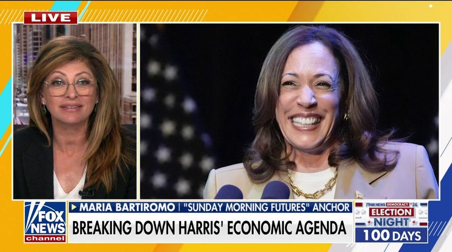 It's going to be hard for Kamala Harris to walk away from these policies: Maria Bartiromo