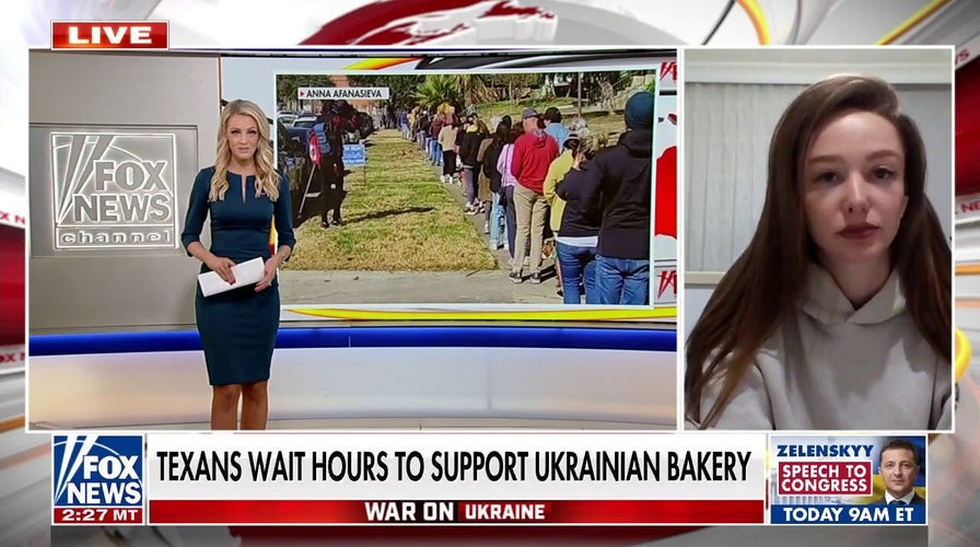Texans line up for hours at bakery to support Ukraine