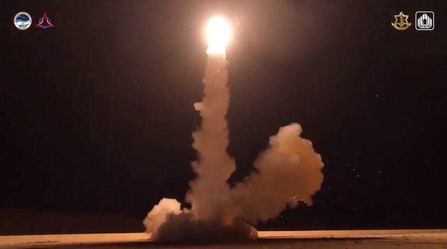 Watch: Israel launches Arrow 3 system into space to intercept missile fired in Red Sea region