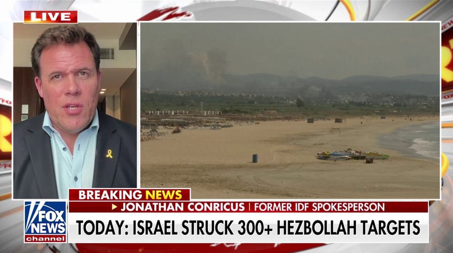 Israel strikes more than 300 Hezbollah targets in Lebanon