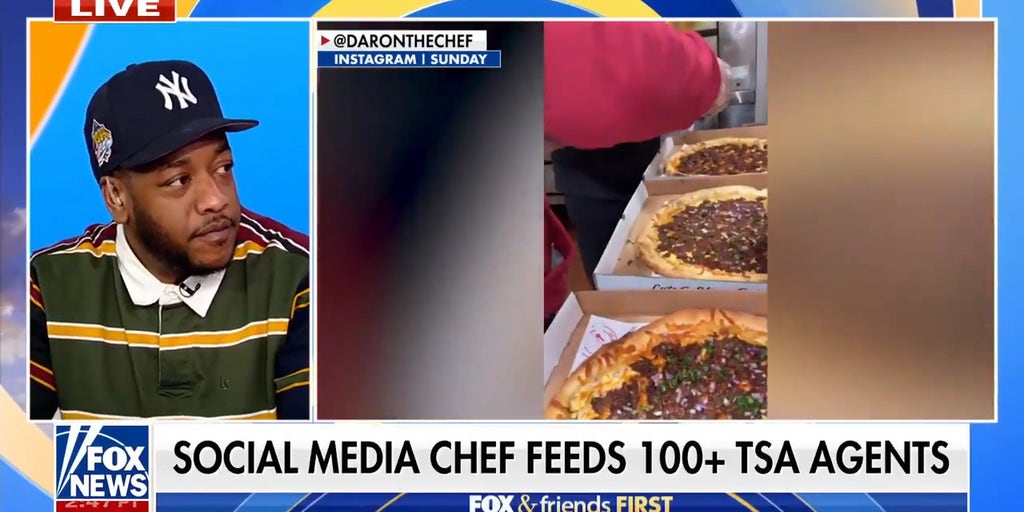 Social media chef Daron Brown feeds over 100 TSA agents amid government shutdown