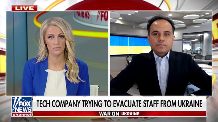 Tech executive struggling to evacuate employees from Ukraine: 'It's a very tense situation'