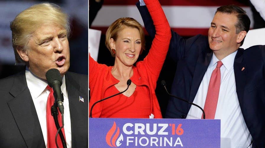 Trump vs Cruz and Fiorina: Candidates' war of words