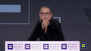 Camryn Manheim delivers remarks at the Human Rights Commission's National Dinner
