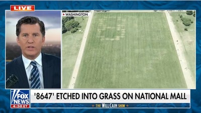 Federal authorities investigating ‘8647’ vandalism etched into National Mall grass - Fox News
