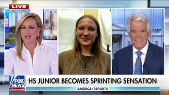 High school junior becomes closely-watched track star