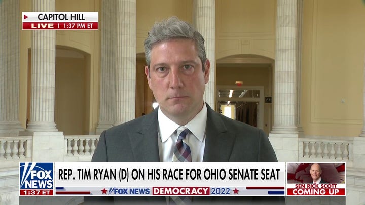  Tim Ryan unsure if he wants Biden to join him on campaign trail in Ohio