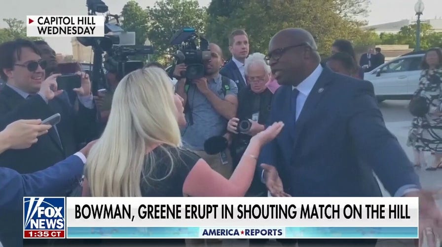 Feud between Reps. Bowman and Greene erupts over George Santos
