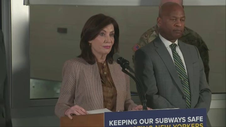 New York Gov. Kathy Hochul delivers five-point plan to combat subway violence