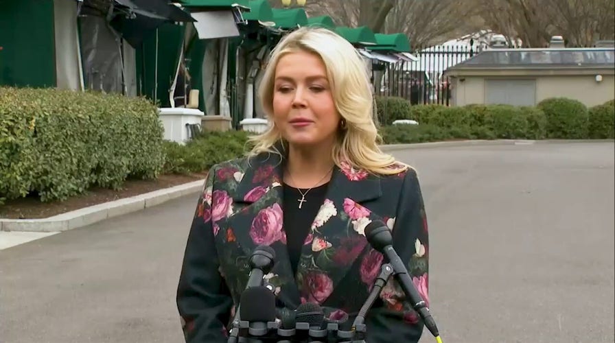 US subject   has 'tricks up   their sleeves' erstwhile   it comes to Iran war, Leavitt says