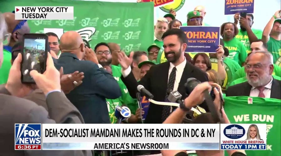 Zohran Mamdani meets with Democrats in DC, NY