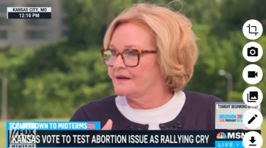 MSNBC's Claire McCaskill: Republicans want 'dogs sniffing women at airports' to stop out-of-state abortions