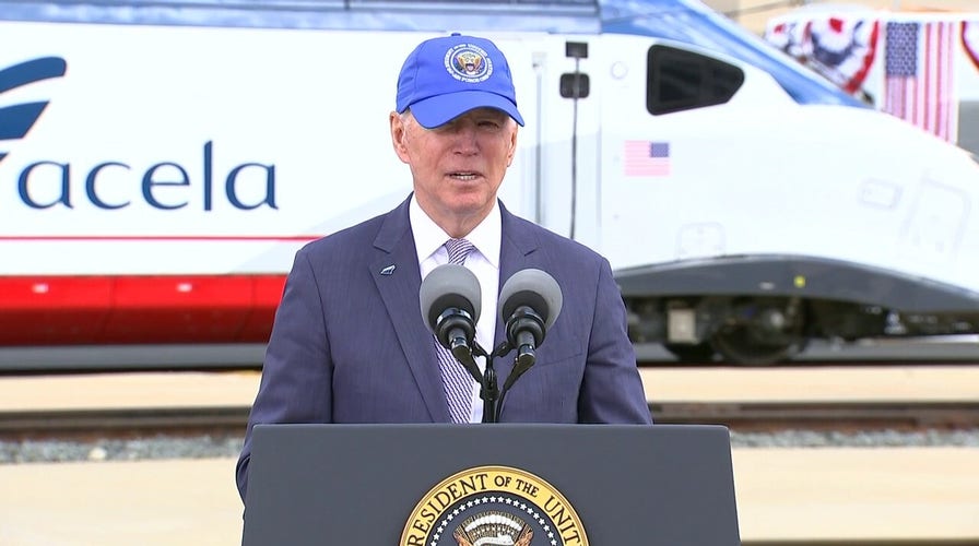 Biden marks 50th anniversary of Amtrak with remarks on infrastructure